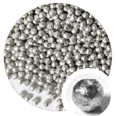 500g Koralik metaliczny magnezowy 99,99% czystego granulatu metalicznego magnezu Małe koraliki 6mm Do produkcji materiałów stopowych DIY Rzemiosło Dekoracja