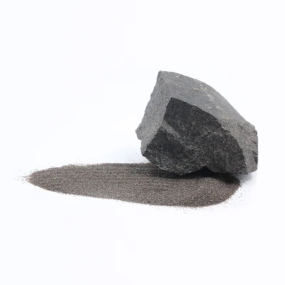 Brązowe stopione aluminium